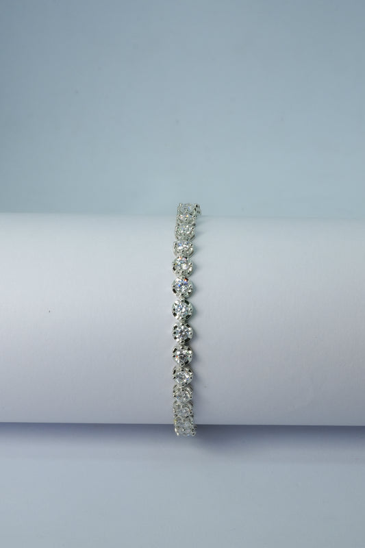 Timeless Round-Cut Tennis Bracelet