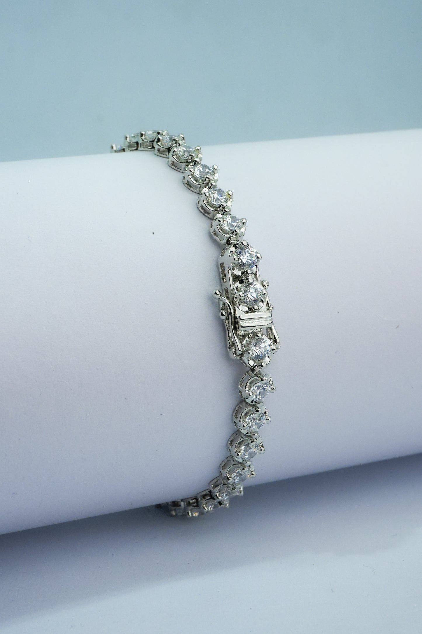 Timeless Round-Cut Tennis Bracelet