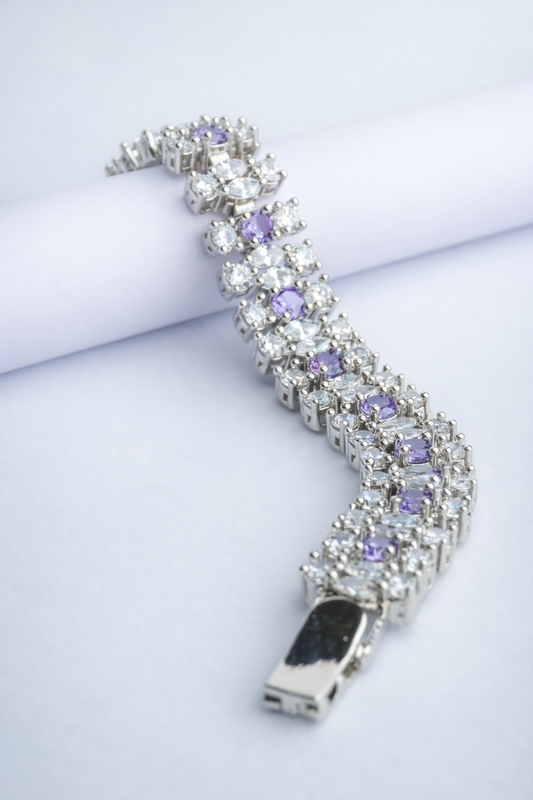 Lavender Luxe Multi-Row Bracelet