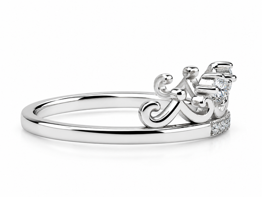 92.5 Royal Crown Princess Ring