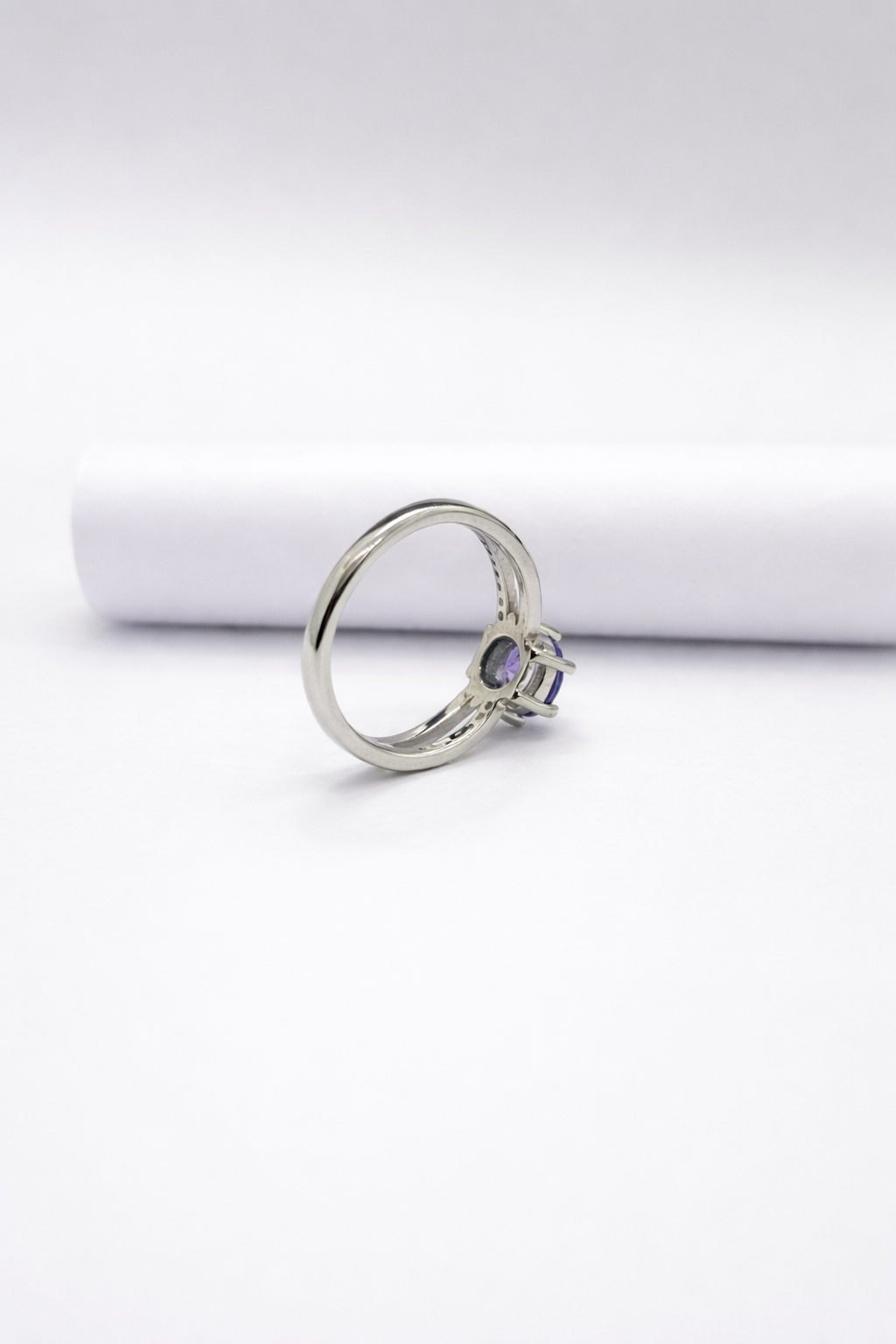 Royal Violet Spark Ring