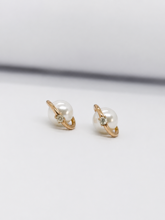 Pearl Twist Luxe silver -92.5 Earrings
