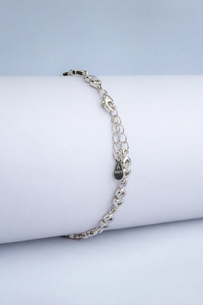 Crystal Bloom Charm Bracelet