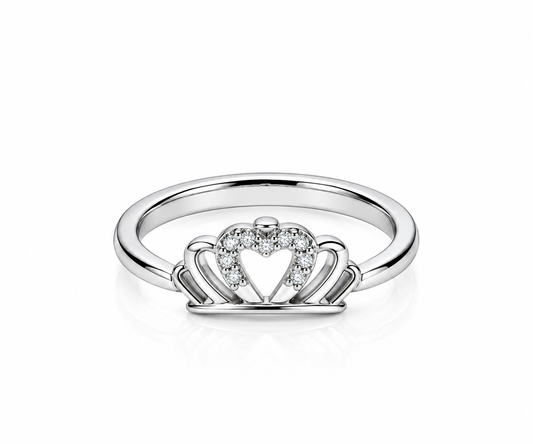 Queen of Hearts Crown Ring