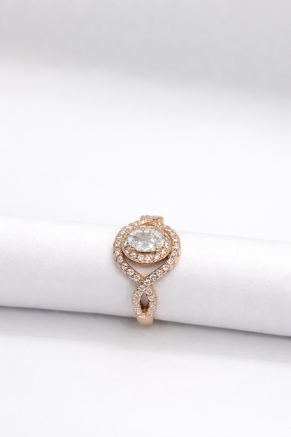 Luxe Oval Radiance Ring