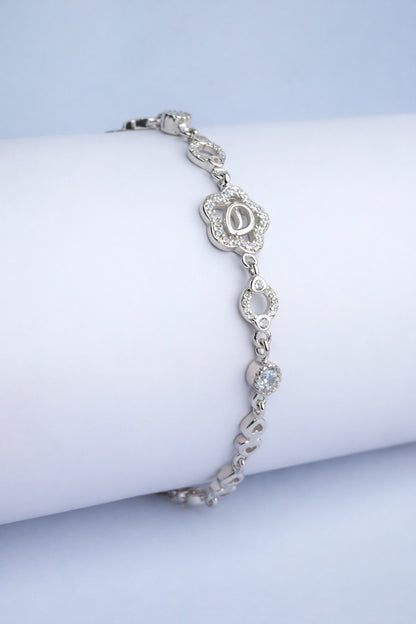 Crystal Bloom Charm Bracelet