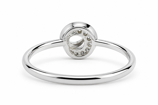 92.5 Silver Crescent Spiral Bangle