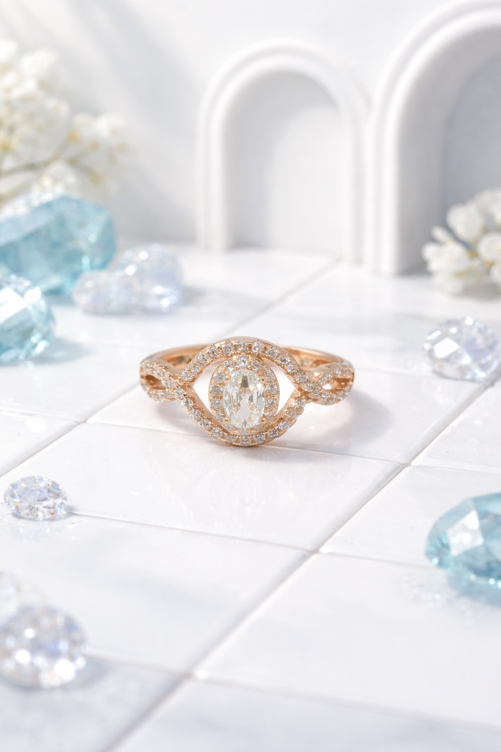 Luxe Oval Radiance Ring