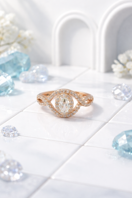 Luxe Oval Radiance Ring