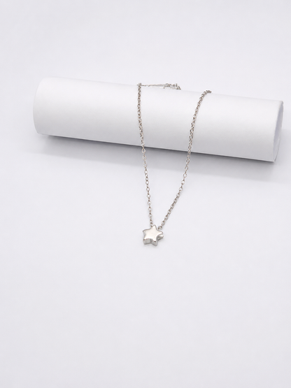 Celestial Star Silver Necklace