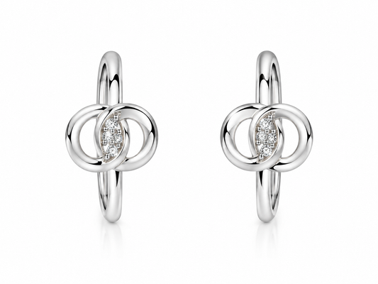 Celestial Loop Silver Toe Ring
