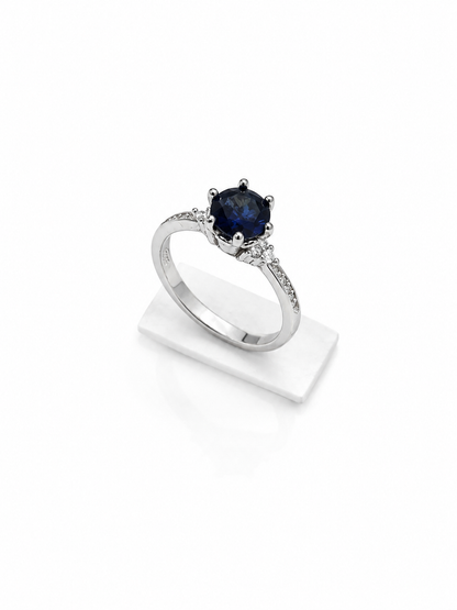 Midnight Sapphire Classic Ring