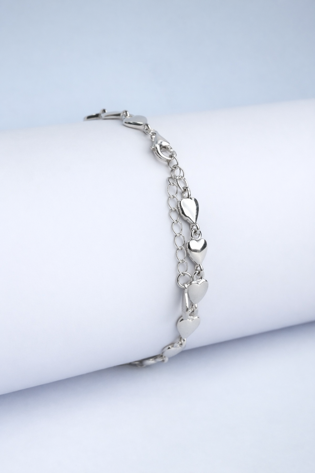 Shining Heart Charm Bracelet