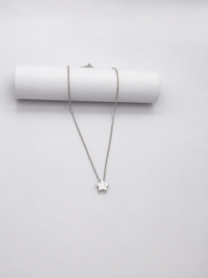 Celestial Star Silver Necklace