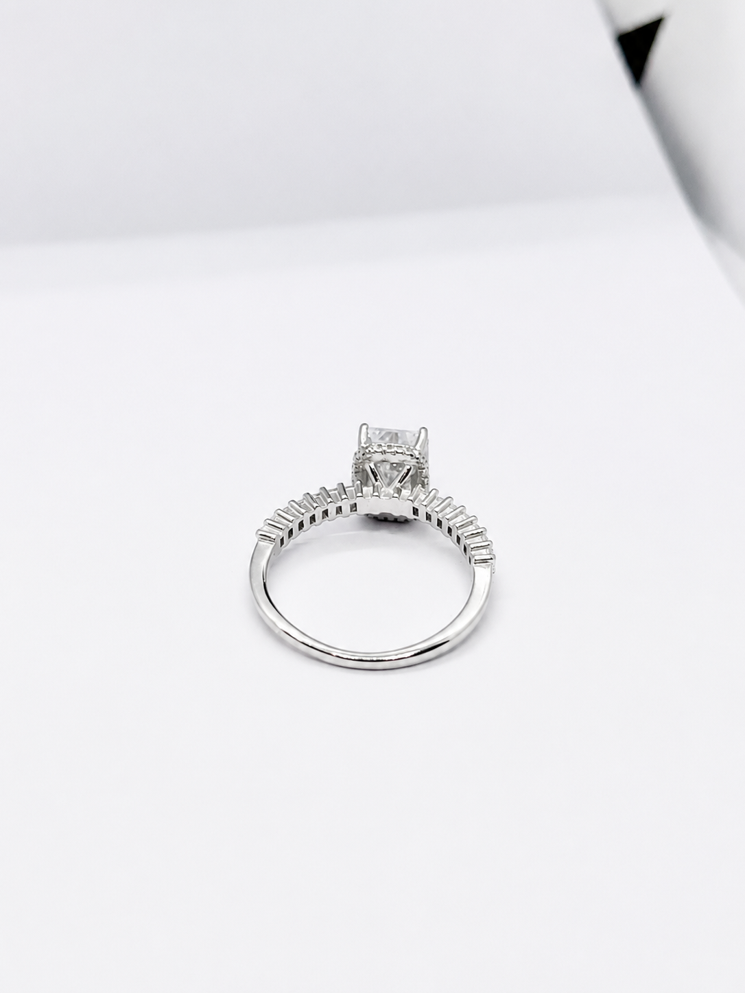 Radiant Majesty Emerald Cut Ring