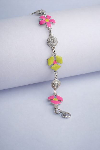 Vibrant Bloom Floral Bracelet
