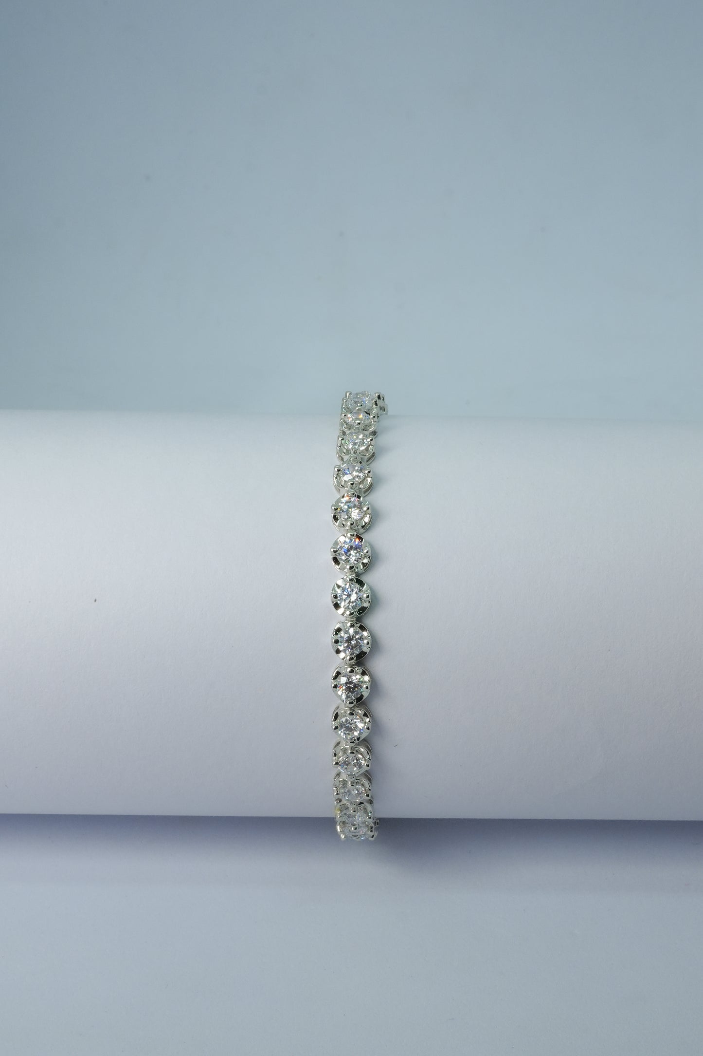 Timeless Round-Cut Tennis Bracelet