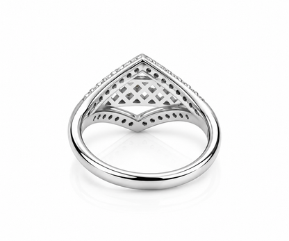 Regal Diamond-Lattice 925 Ring