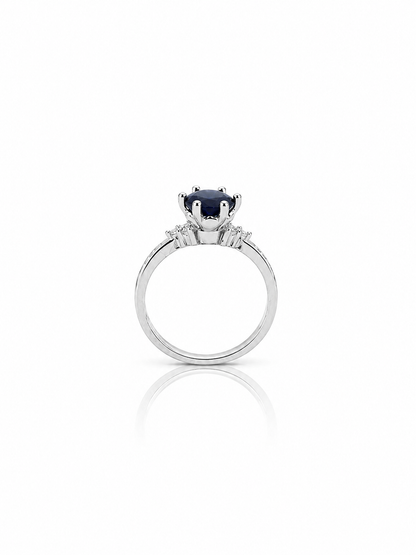 Midnight Sapphire Classic Ring