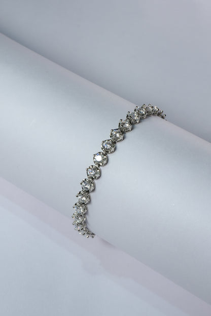 Timeless Round-Cut Tennis Bracelet