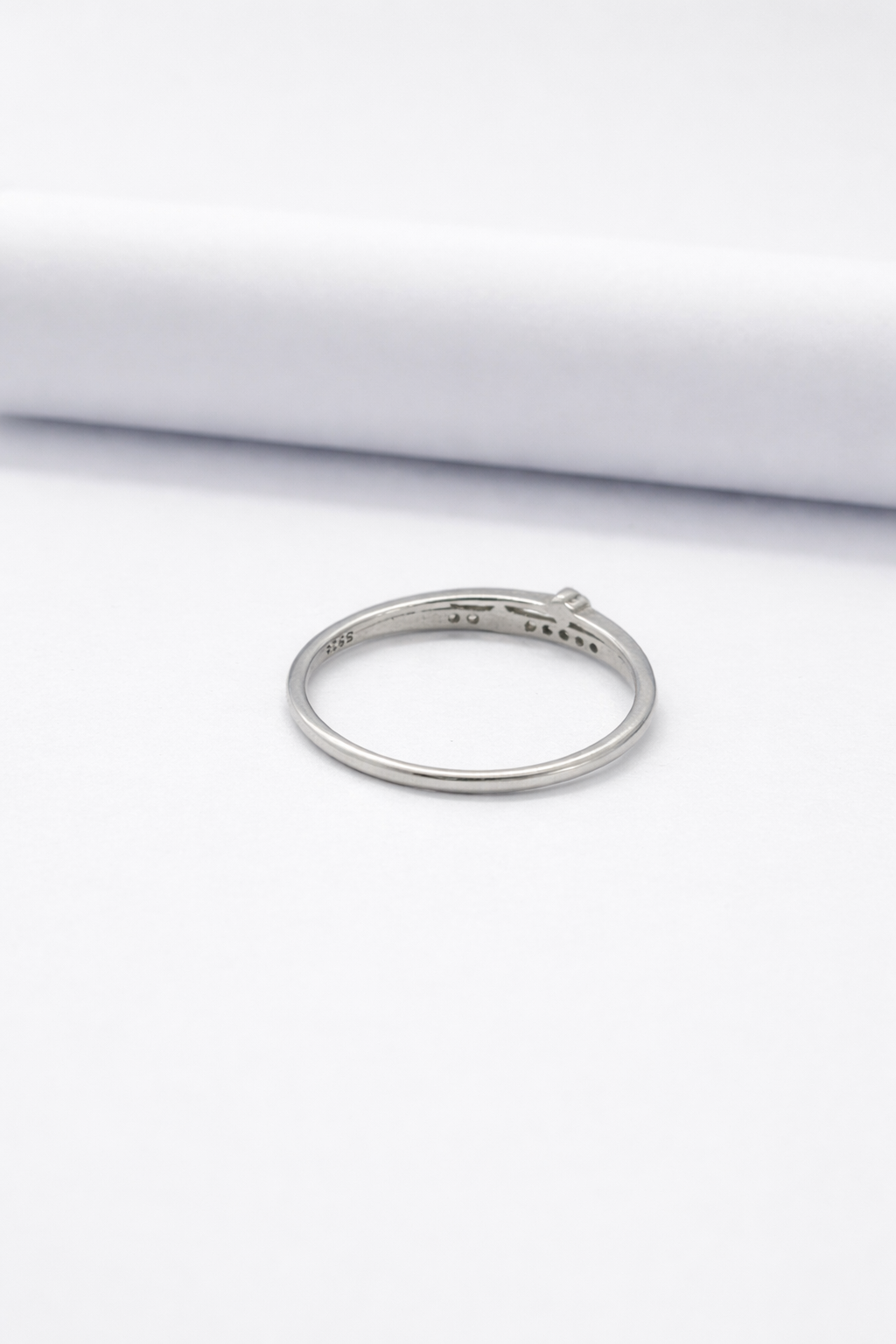 Elegant Dual Heart Silver Ring