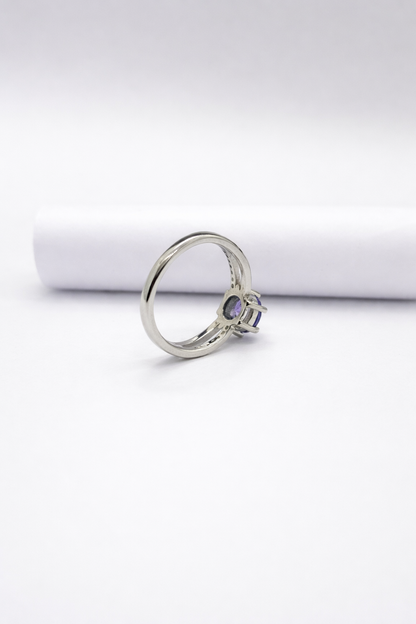 Royal Violet Spark Ring