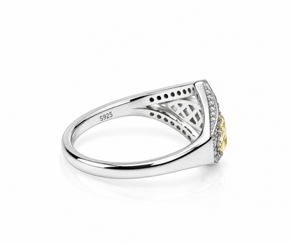 Regal Diamond-Lattice 925 Ring