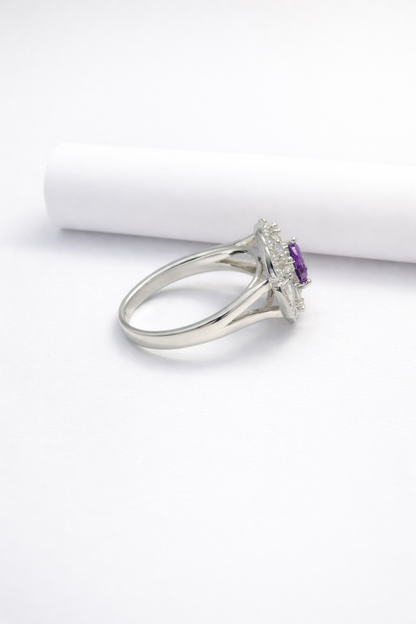 Midnight Halo Radiance Ring