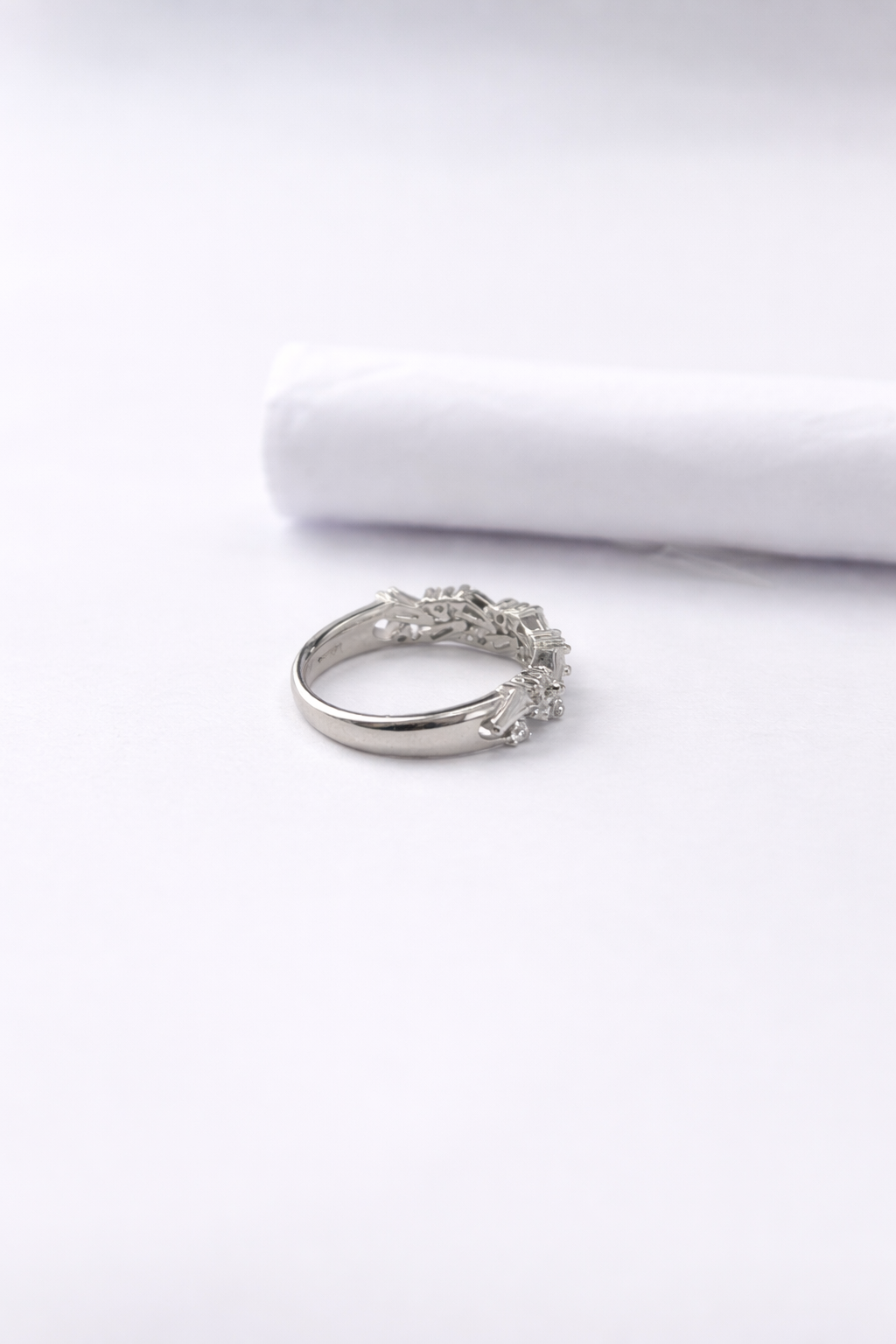 Ethereal Spark Cluster Ring – 925 Silver