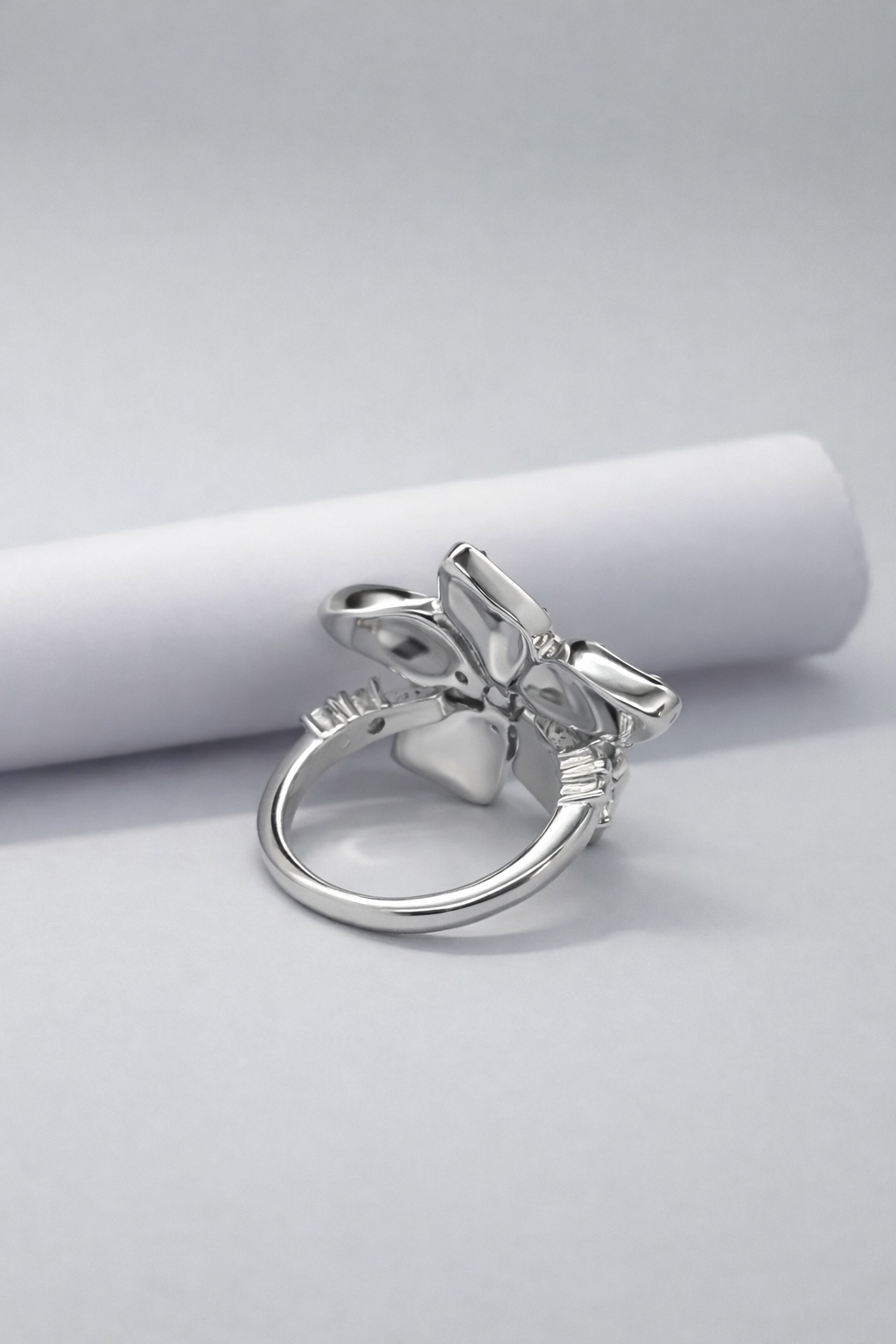 Emerald Bloom Statement Ring