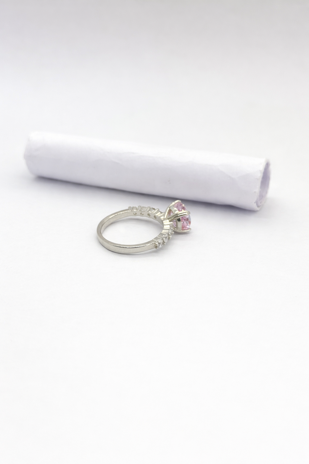 Shivara Pink Elegance Solitaire