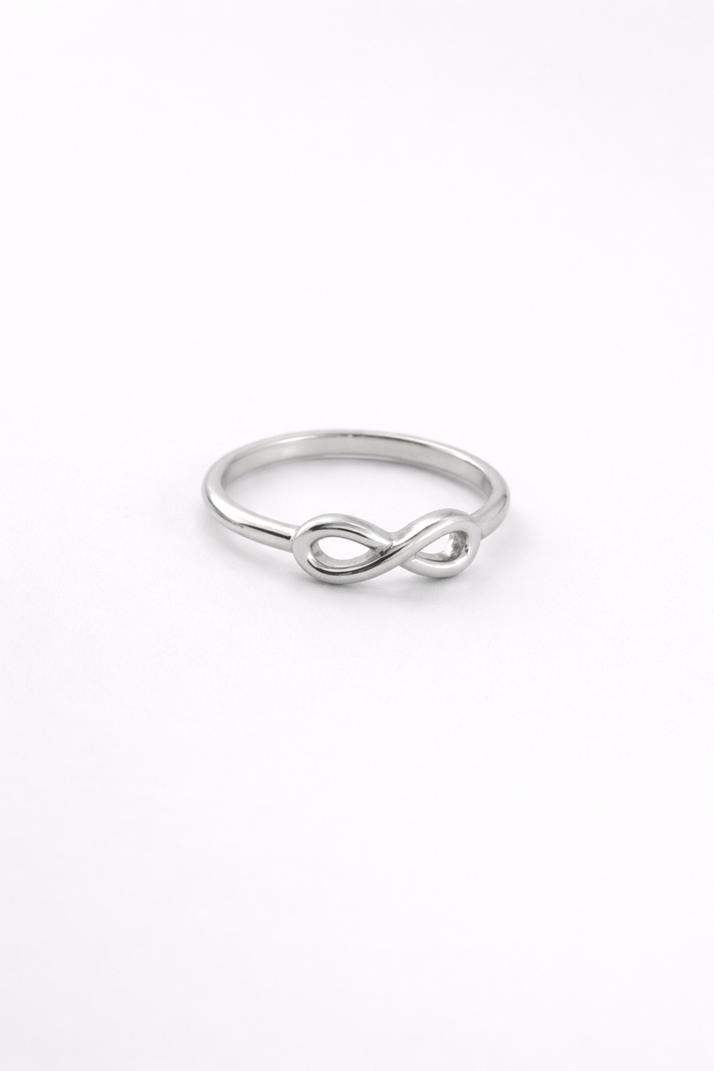 Infinity Silver Ring – Minimal Elegance