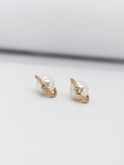 Pearl Twist Luxe silver -92.5 Earrings