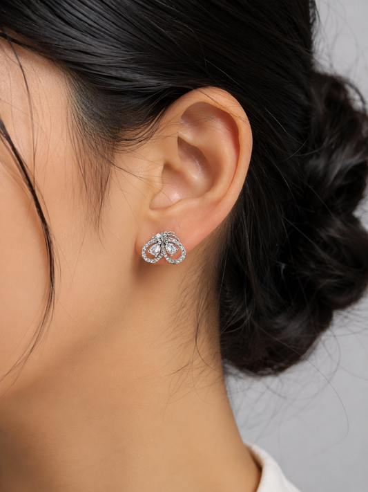 92.5-Silver Stud Earrings