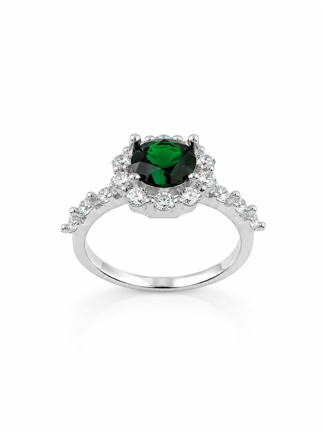 Imperial green stone Ring