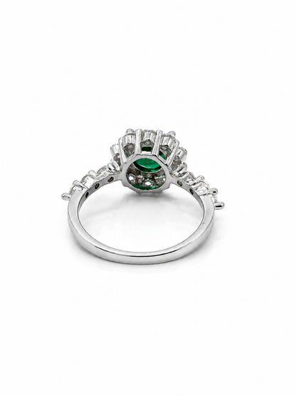 Imperial green stone Ring