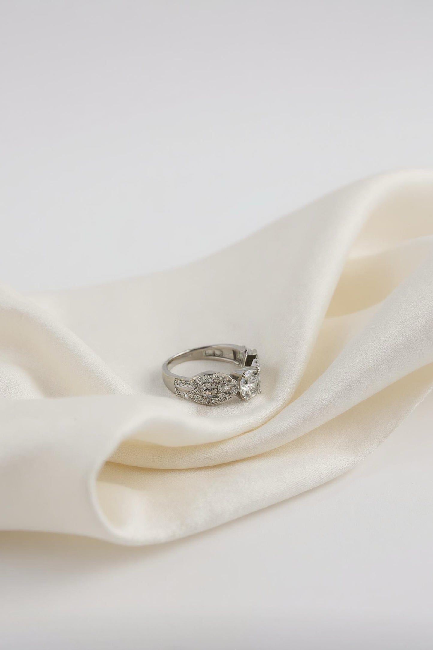 Crystal Marquise Side-Detail Ring