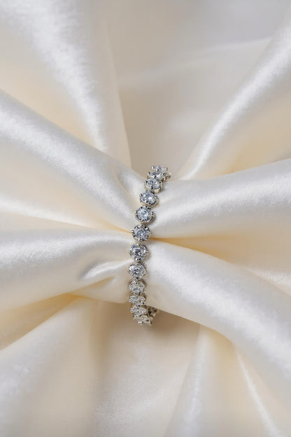 Timeless Round-Cut Tennis Bracelet