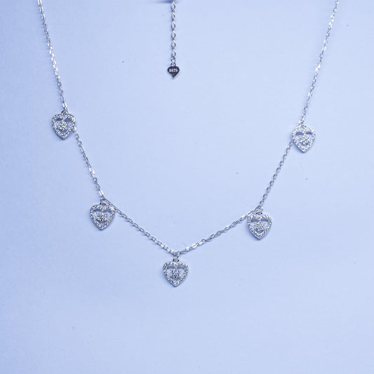 Elegant Heart Charm Necklace