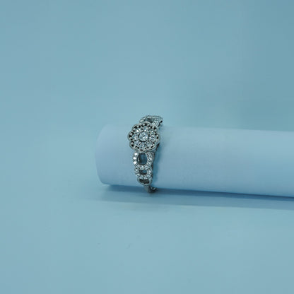 Vintage Floral Cluster Ring