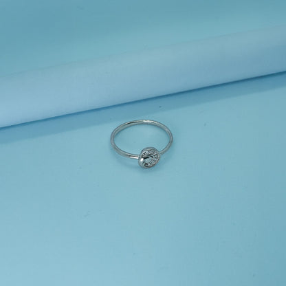 Delicate Knot Charm Ring