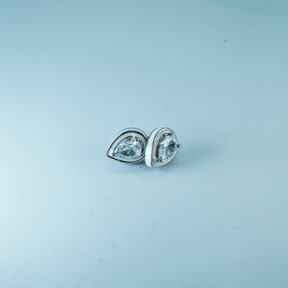 Teardrop Elegance Stud Earrings