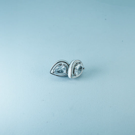 Teardrop Elegance Stud Earrings