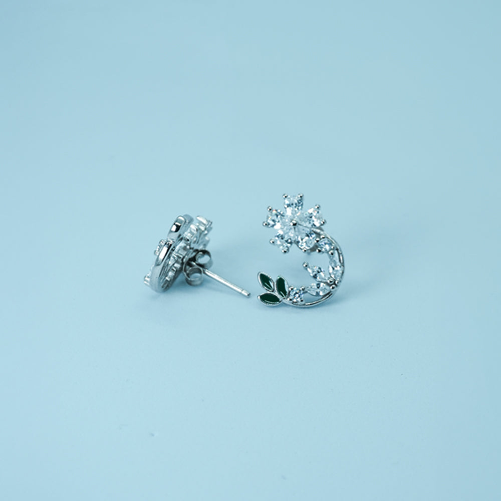 Blossom Curve Floral Studs