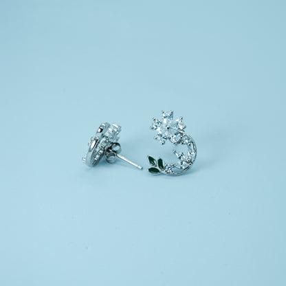 Blossom Curve Floral Studs