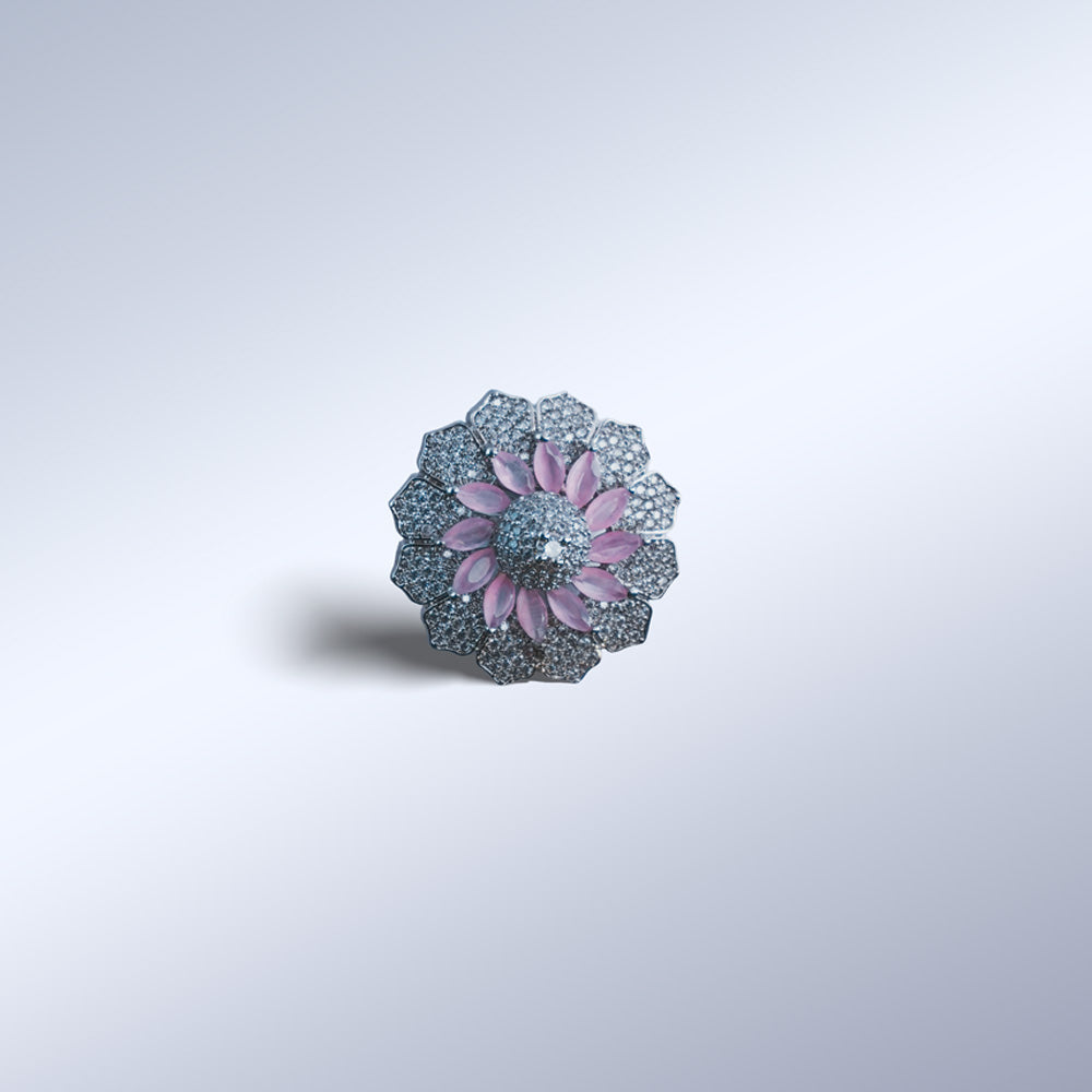 Spiral Ruby Ring