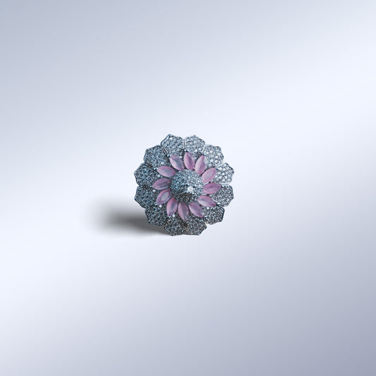 Spiral Ruby Ring
