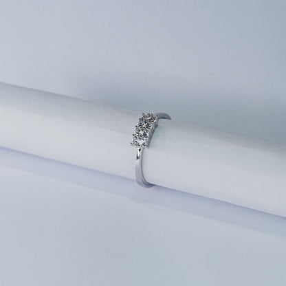 Classic Diamond Cluster Ring