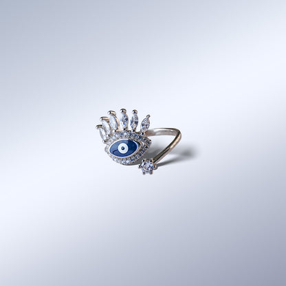Evil Eye Crown Ring