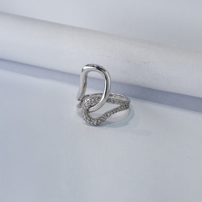Bold Twist Loop Ring